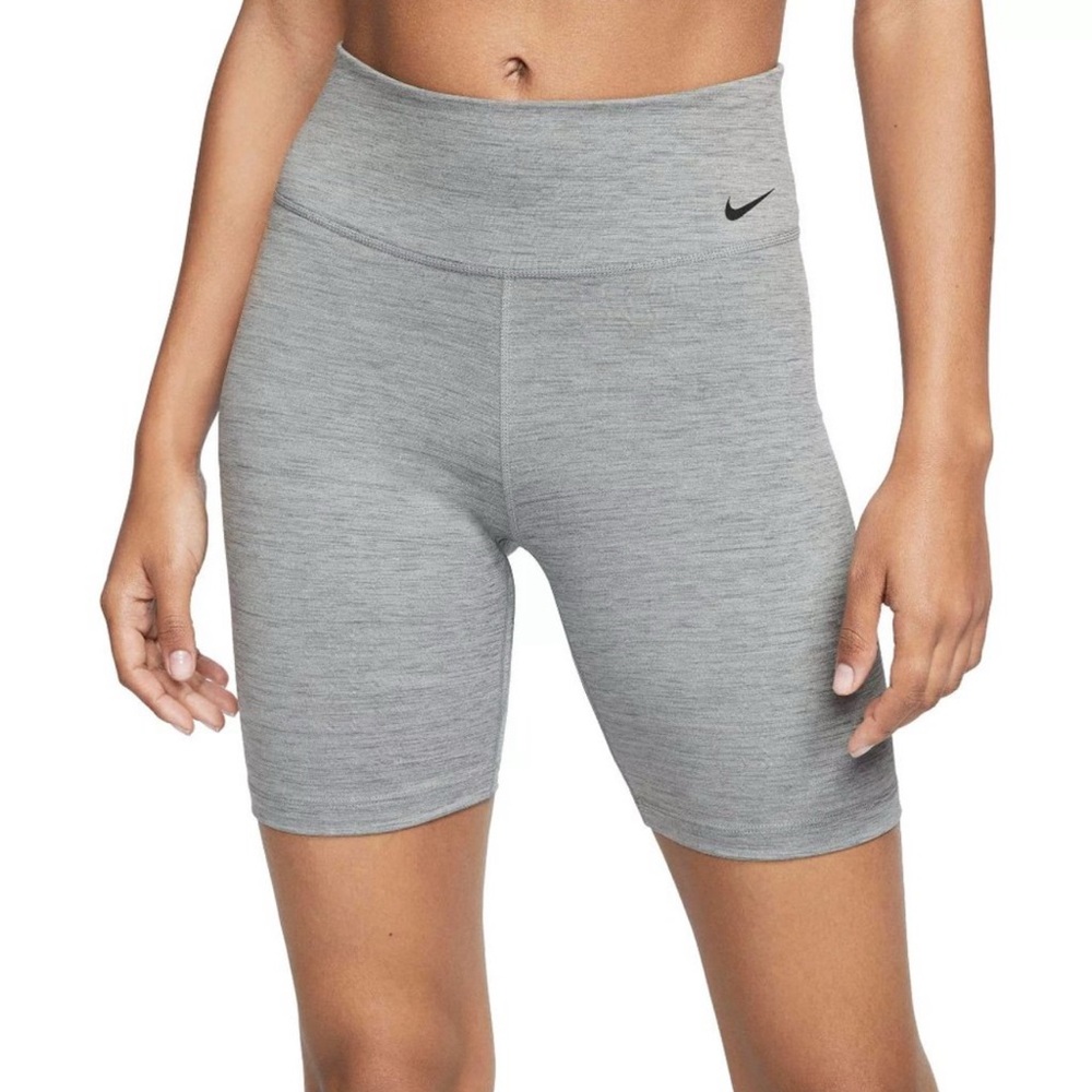 Nike One 7" Bike Shorts Grey Size Small